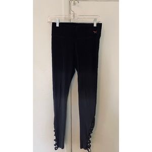 PINK Victoria’s Secret Black Gradient Leggings